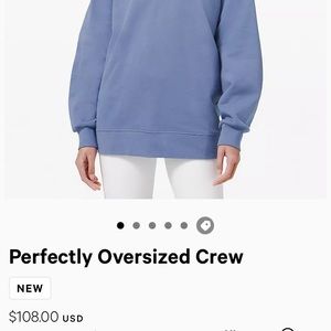 Lululemon perfectly oversized crewneck